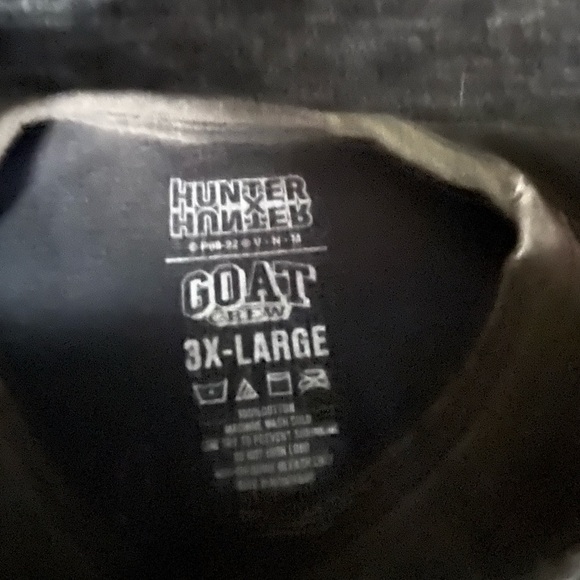 Black Graphic Tee with Anime Design - Picture 3 of 3